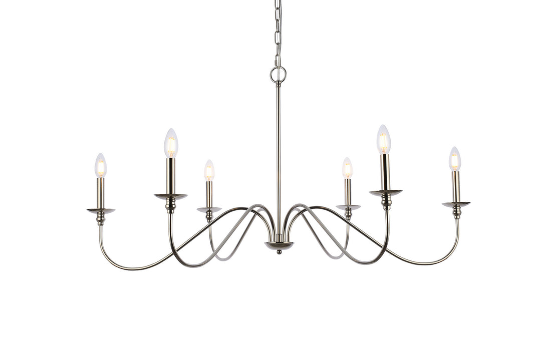 Elegant Lighting Six Light Chandelier