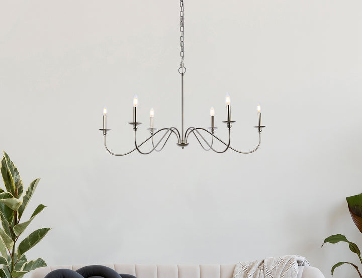 Elegant Lighting Six Light Chandelier