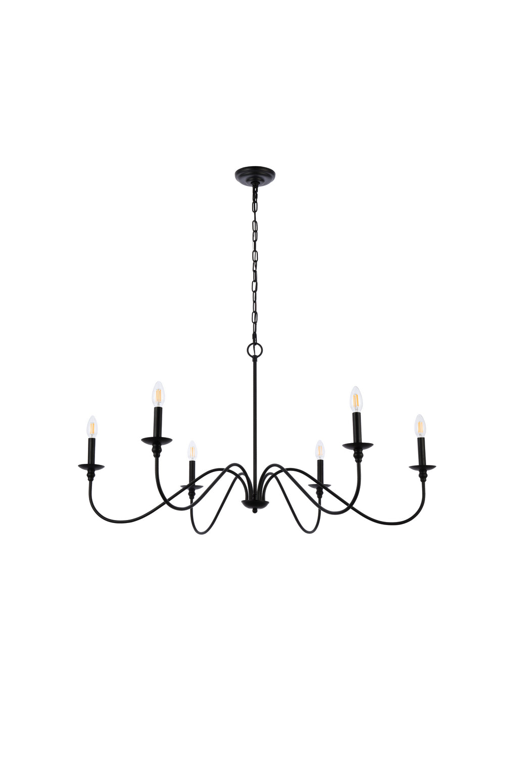 Elegant Lighting Six Light Chandelier