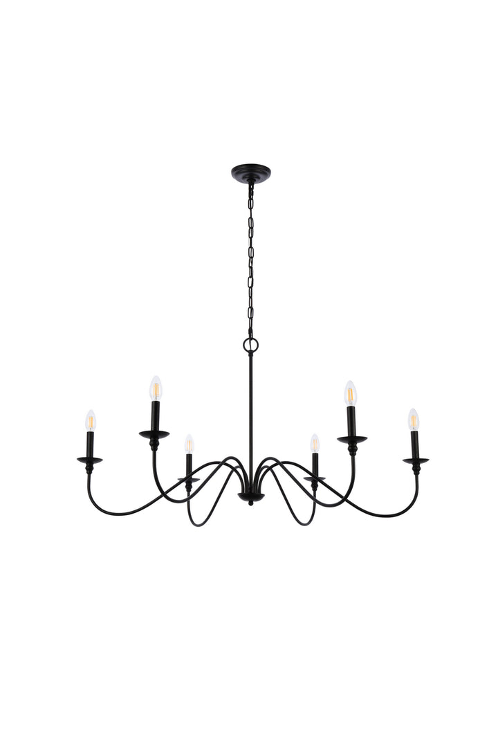 Elegant Lighting Six Light Chandelier