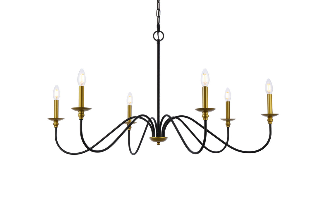 Elegant Lighting Six Light Chandelier