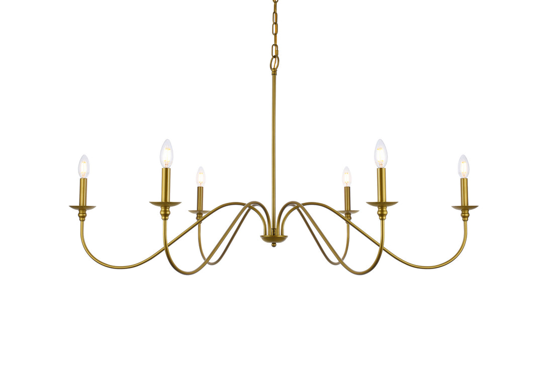 Elegant Lighting Six Light Chandelier