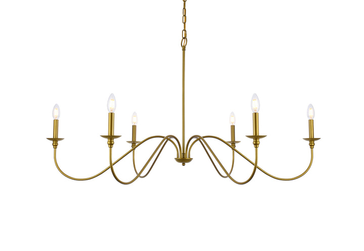 Elegant Lighting Six Light Chandelier