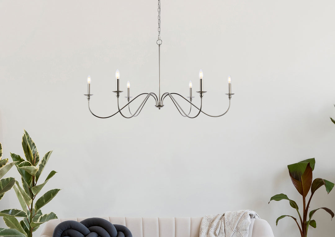 Elegant Lighting Six Light Chandelier