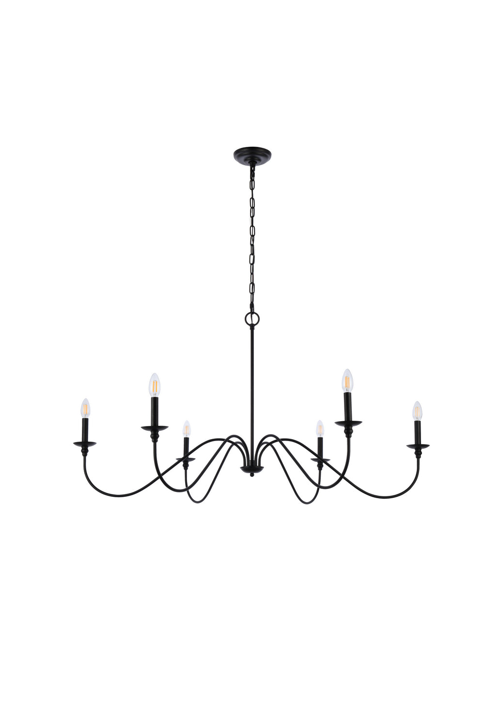 Elegant Lighting Six Light Chandelier