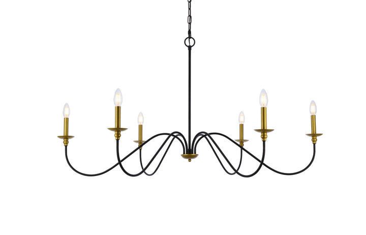 Elegant Lighting Six Light Chandelier