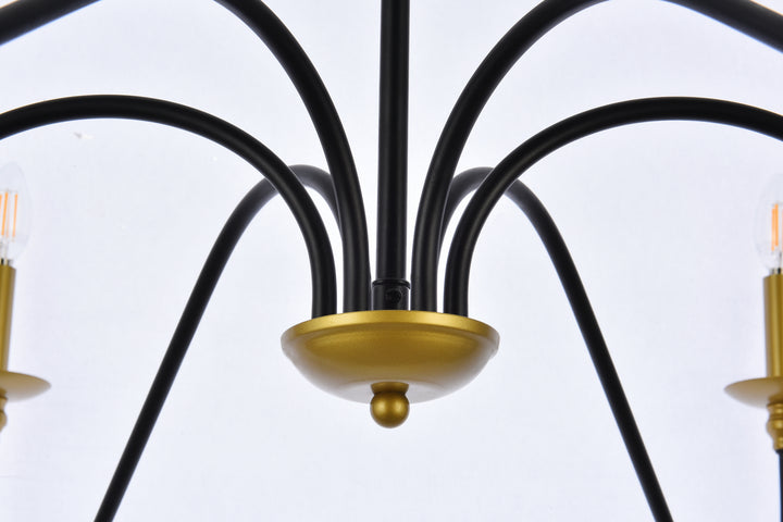 Elegant Lighting Six Light Chandelier