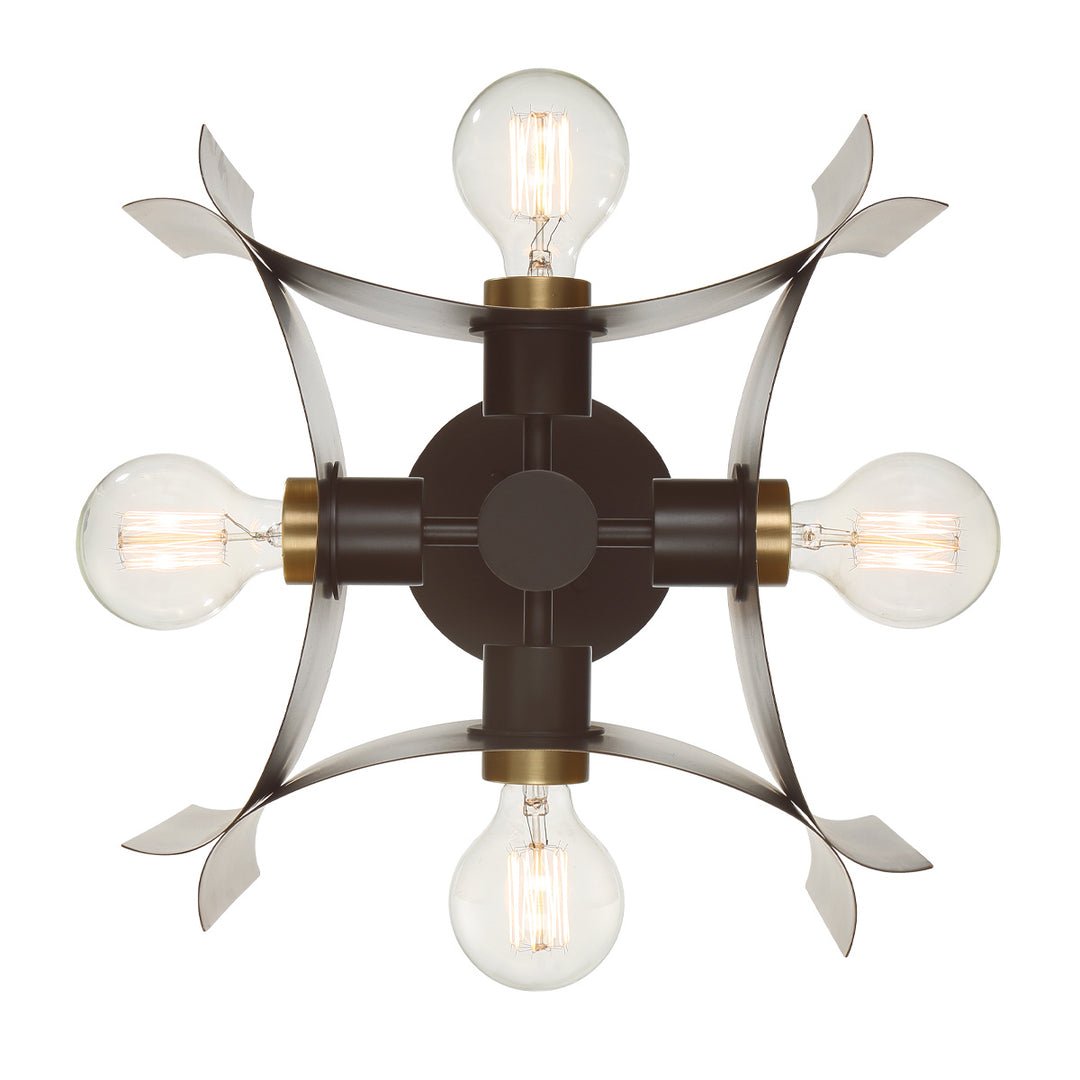 Eurofase Four Light Semi Flush Mount