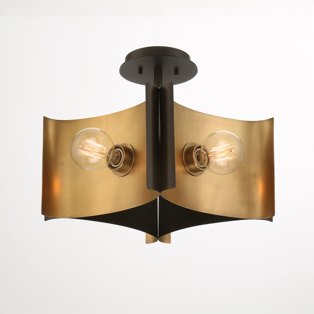 Eurofase Four Light Semi Flush Mount