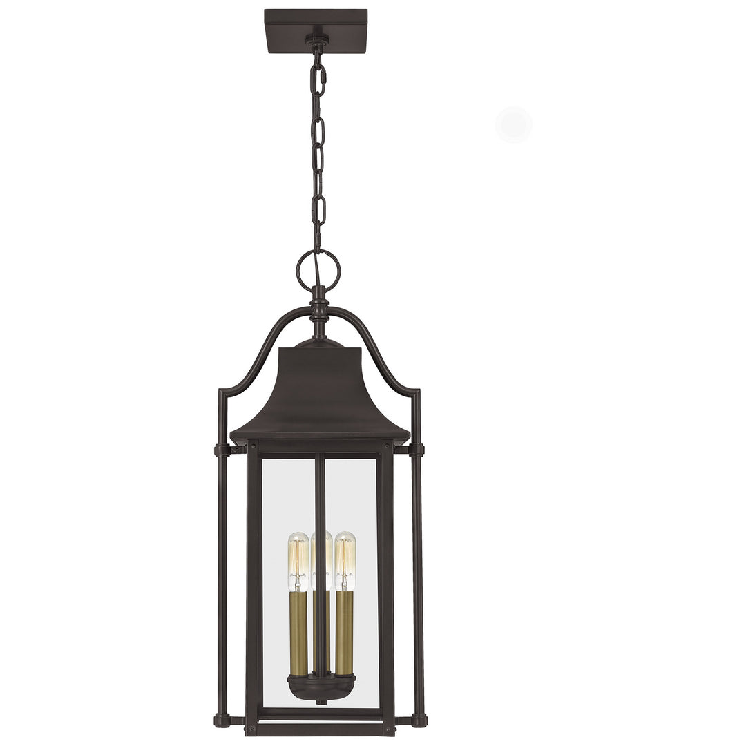 Quoizel Three Light Outdoor Hanging Lantern