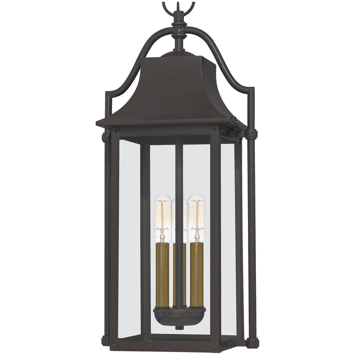 Quoizel Three Light Outdoor Hanging Lantern