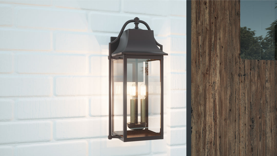 Quoizel Three Light Outdoor Wall Mount