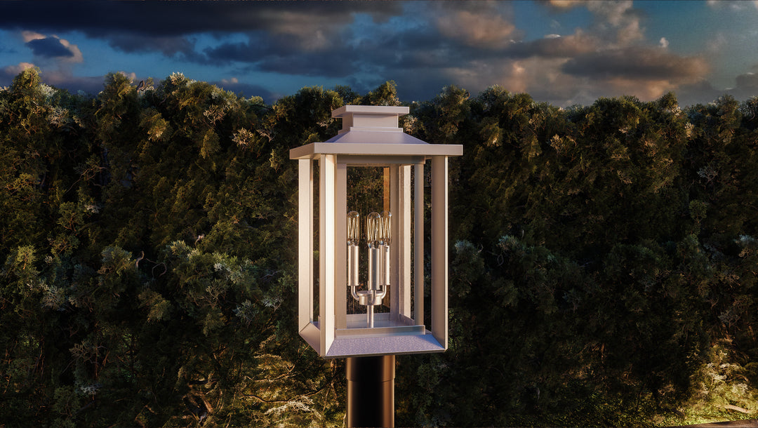 Quoizel Three Light Outdoor Post Mount