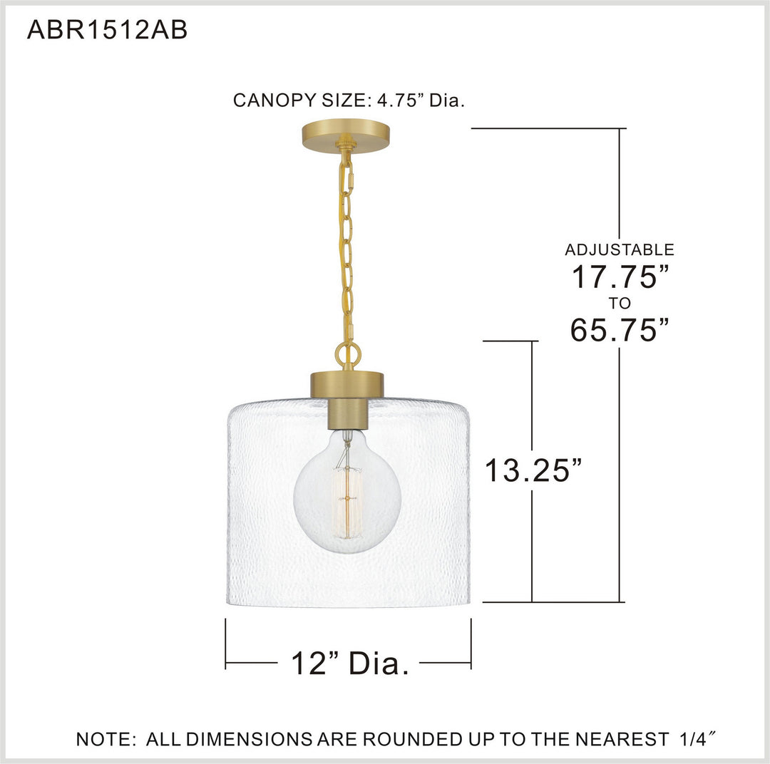 Quoizel One Light Mini Pendant