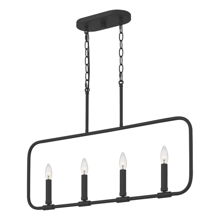 Quoizel Four Light Linear Chandelier