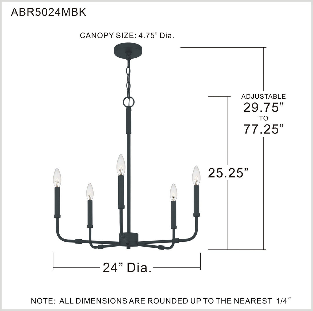 Quoizel Five Light Chandelier