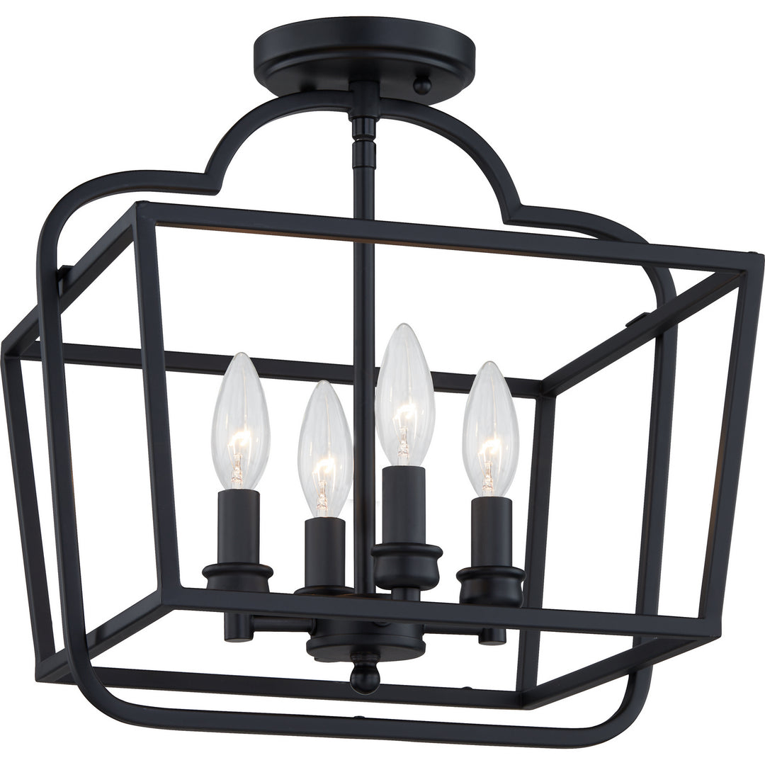 Quoizel Four Light Semi-Flush Mount