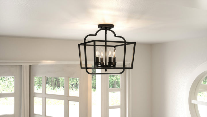 Quoizel Four Light Semi-Flush Mount