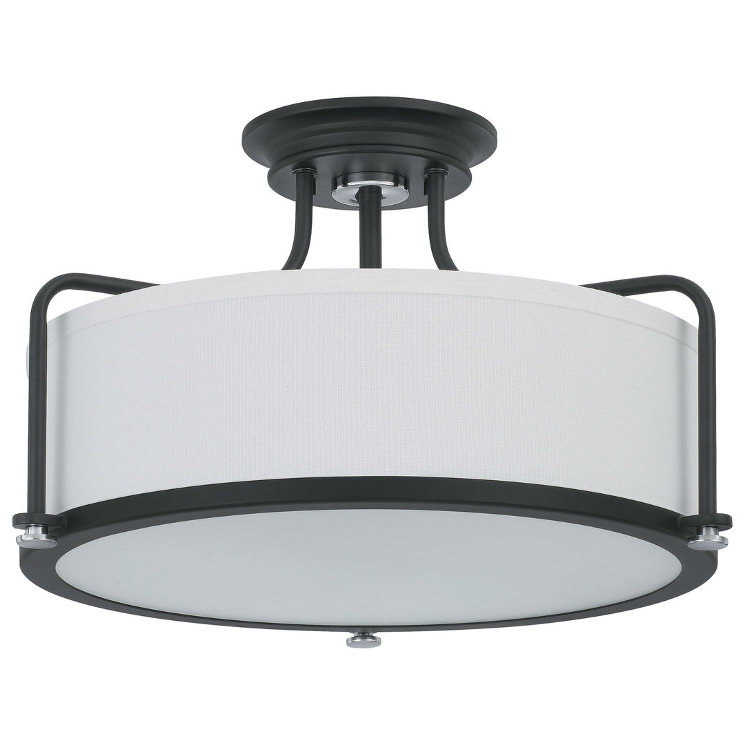 Quoizel Three Light Semi Flush Mount