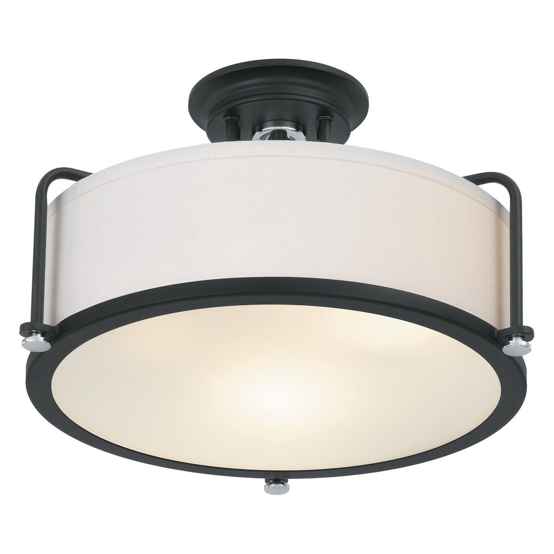 Quoizel Three Light Semi Flush Mount