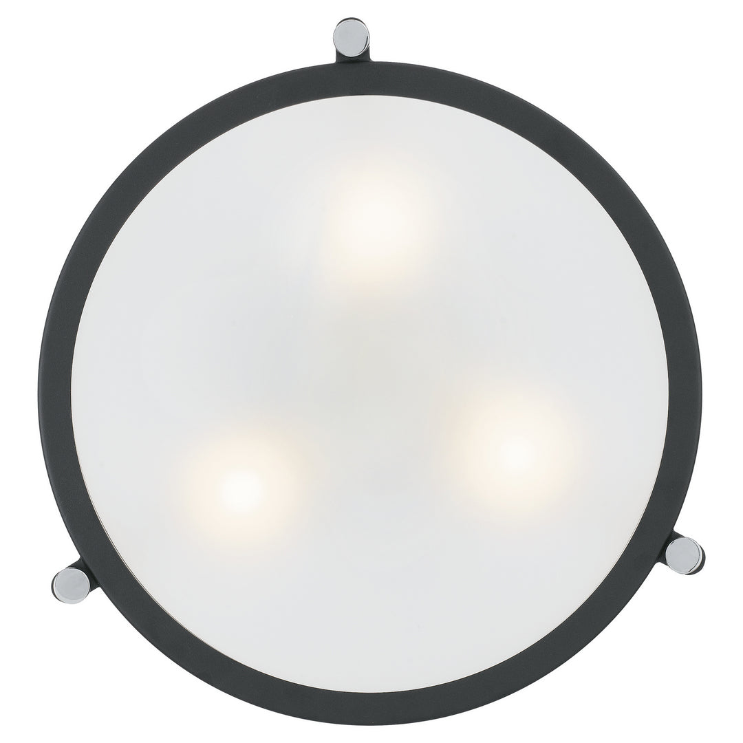 Quoizel Three Light Semi Flush Mount