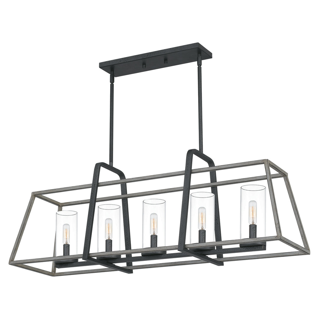 Quoizel Five Light Linear Chandelier