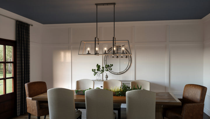 Quoizel Five Light Linear Chandelier