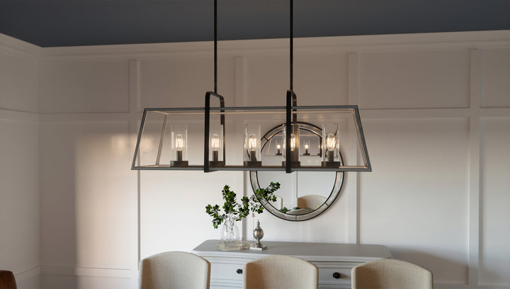 Quoizel Five Light Linear Chandelier