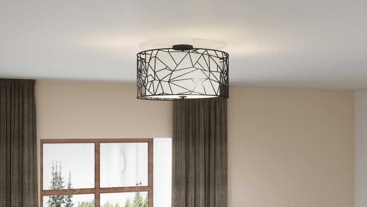 Quoizel Four Light Semi-Flush Mount