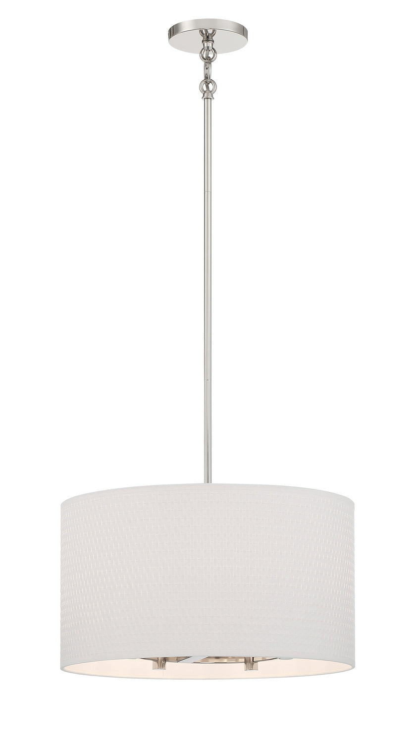 Minka Lavery Palmetto Five Light Pendant in Polished Nickel