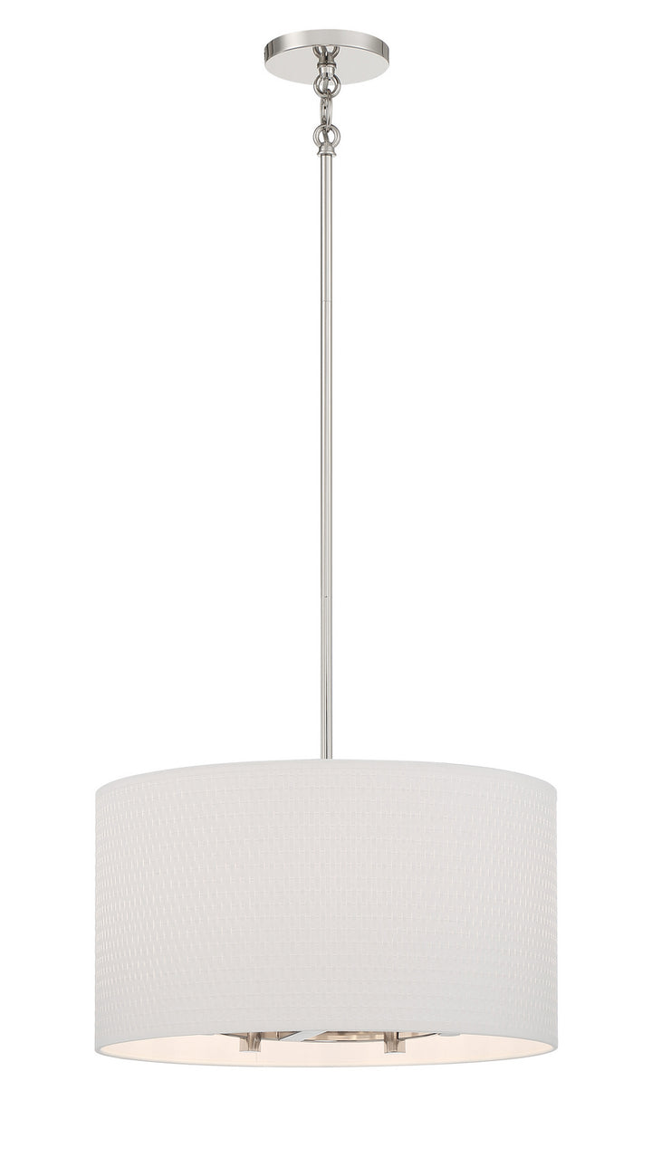 Minka Lavery Palmetto Five Light Pendant in Polished Nickel