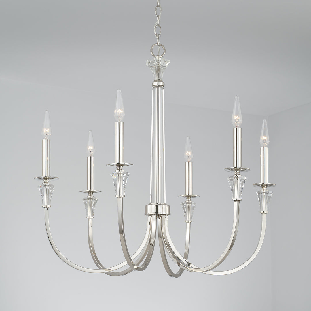 Capital Lighting Six Light Chandelier