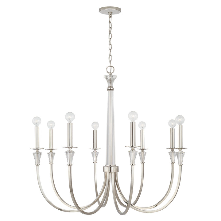 Capital Lighting Eight Light Chandelier