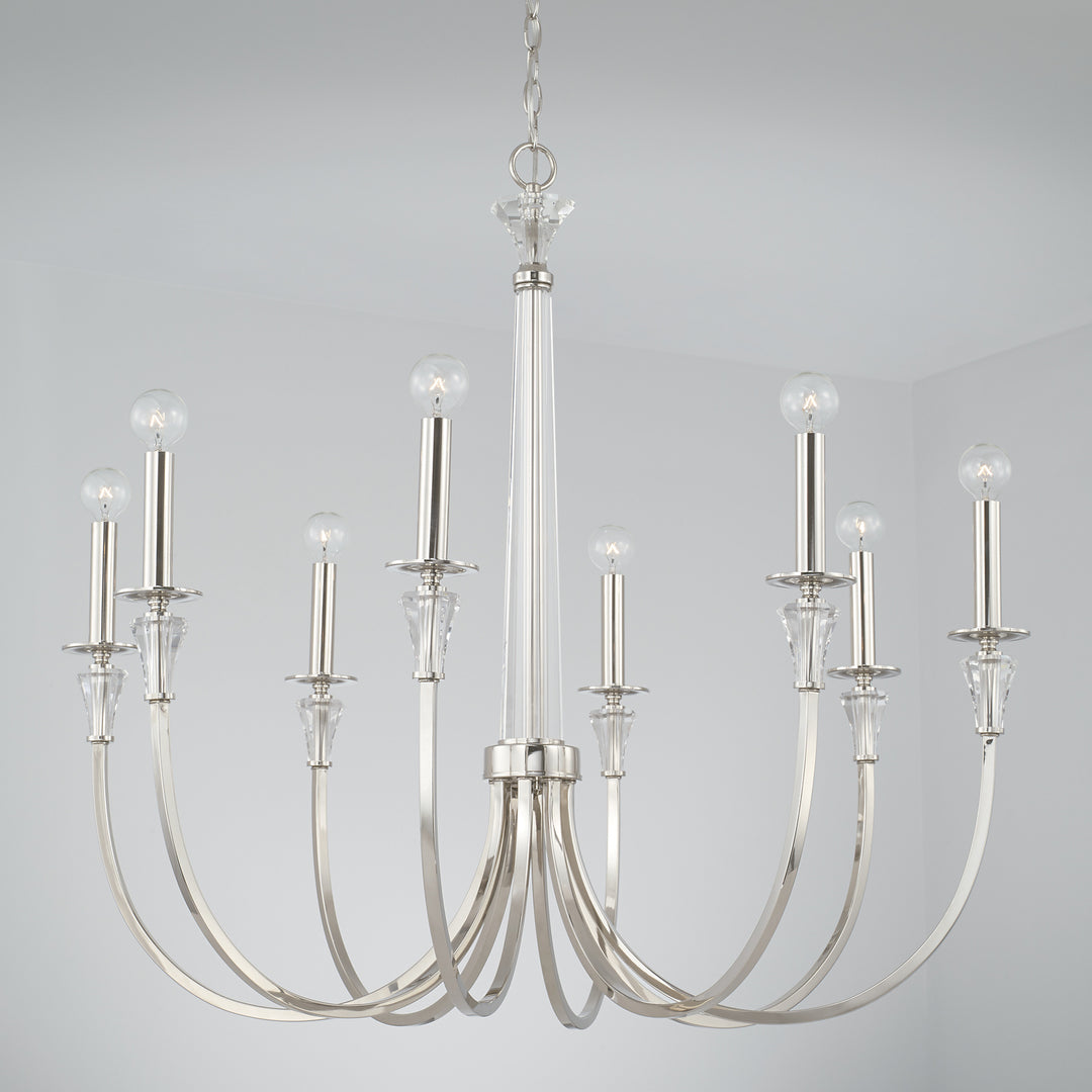 Capital Lighting Eight Light Chandelier