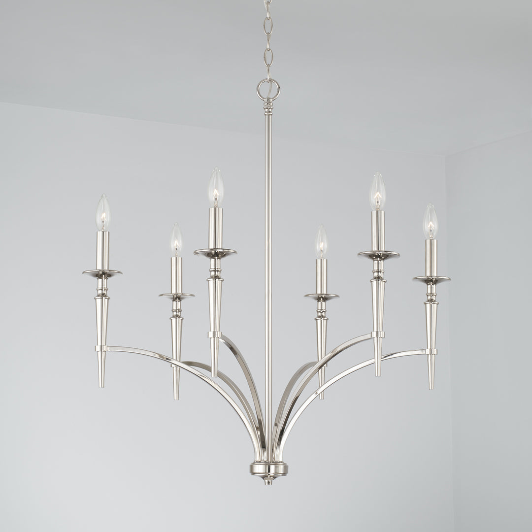 Capital Lighting Six Light Chandelier