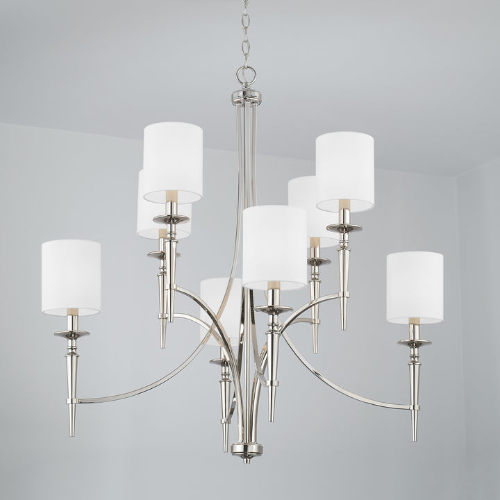 Capital Lighting Eight Light Chandelier