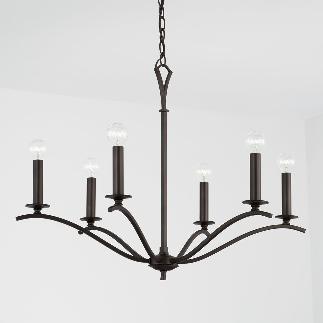 Capital Lighting Six Light Chandelier