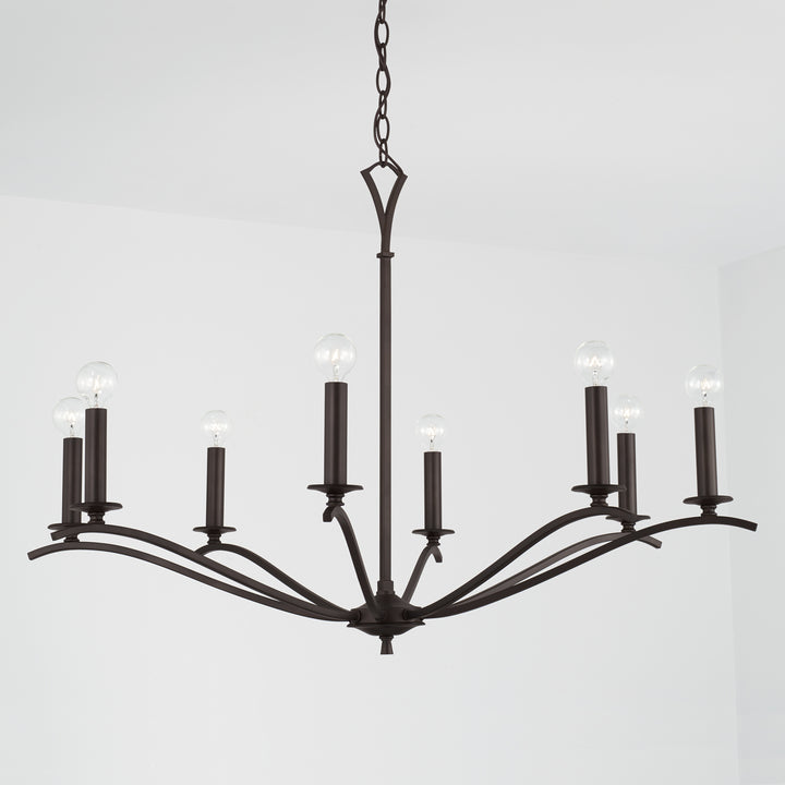 Capital Lighting Eight Light Chandelier