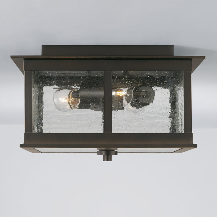 Capital Lighting Three Light Outdoor Flush Mount