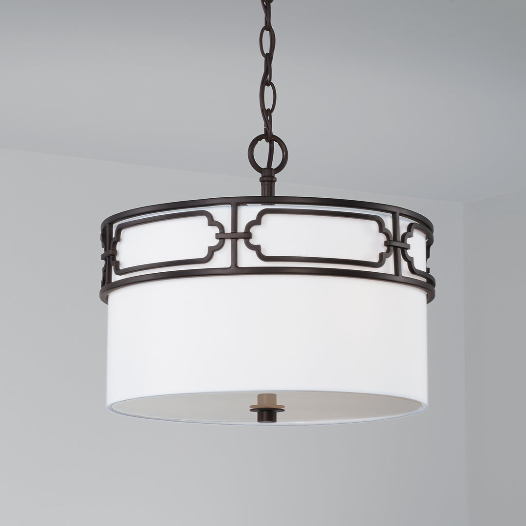 Capital Lighting Three Light Semi-Flush Mount