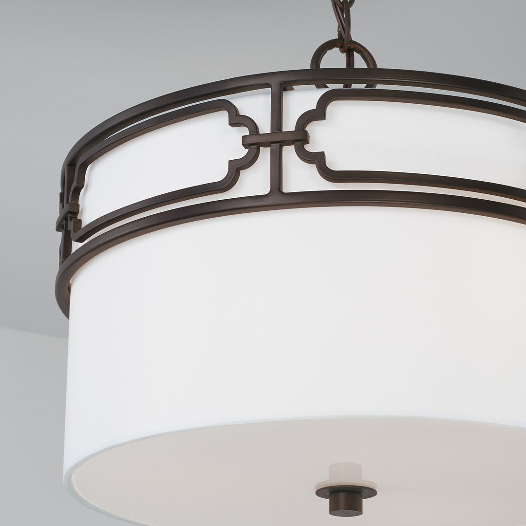 Capital Lighting Three Light Semi-Flush Mount