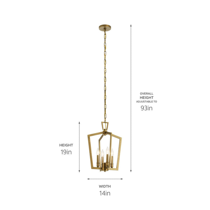 Kichler Four Light Pendant