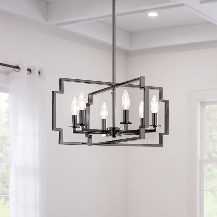 Kichler Six Light Chandelier/Semi Flush Mount