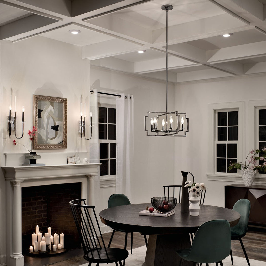 Kichler Six Light Chandelier/Semi Flush Mount