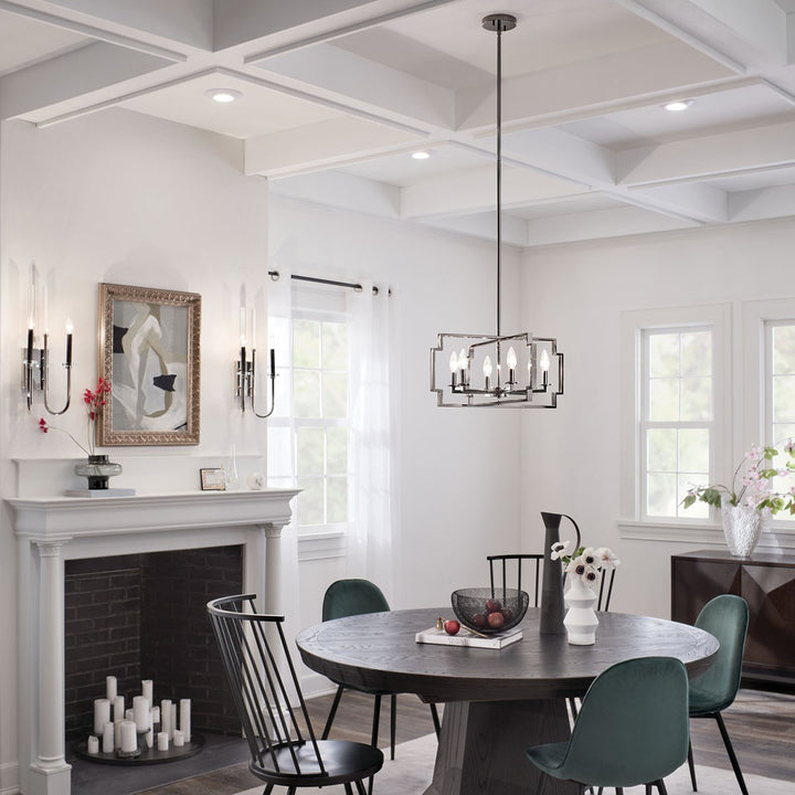 Kichler Six Light Chandelier/Semi Flush Mount