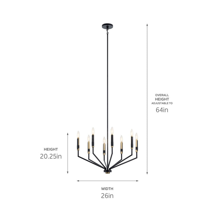 Kichler Eight Light Chandelier