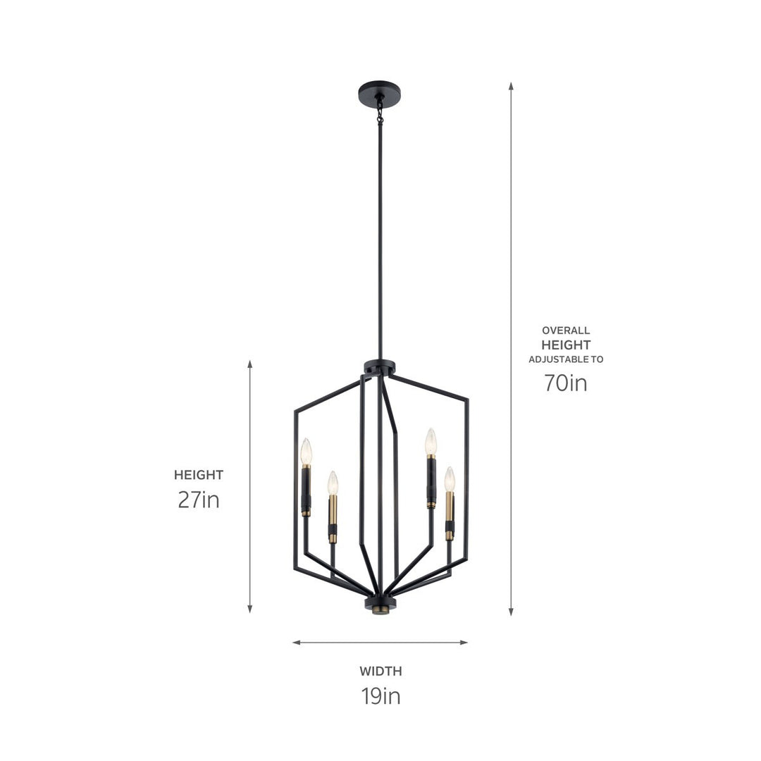 Kichler Four Light Foyer Pendant