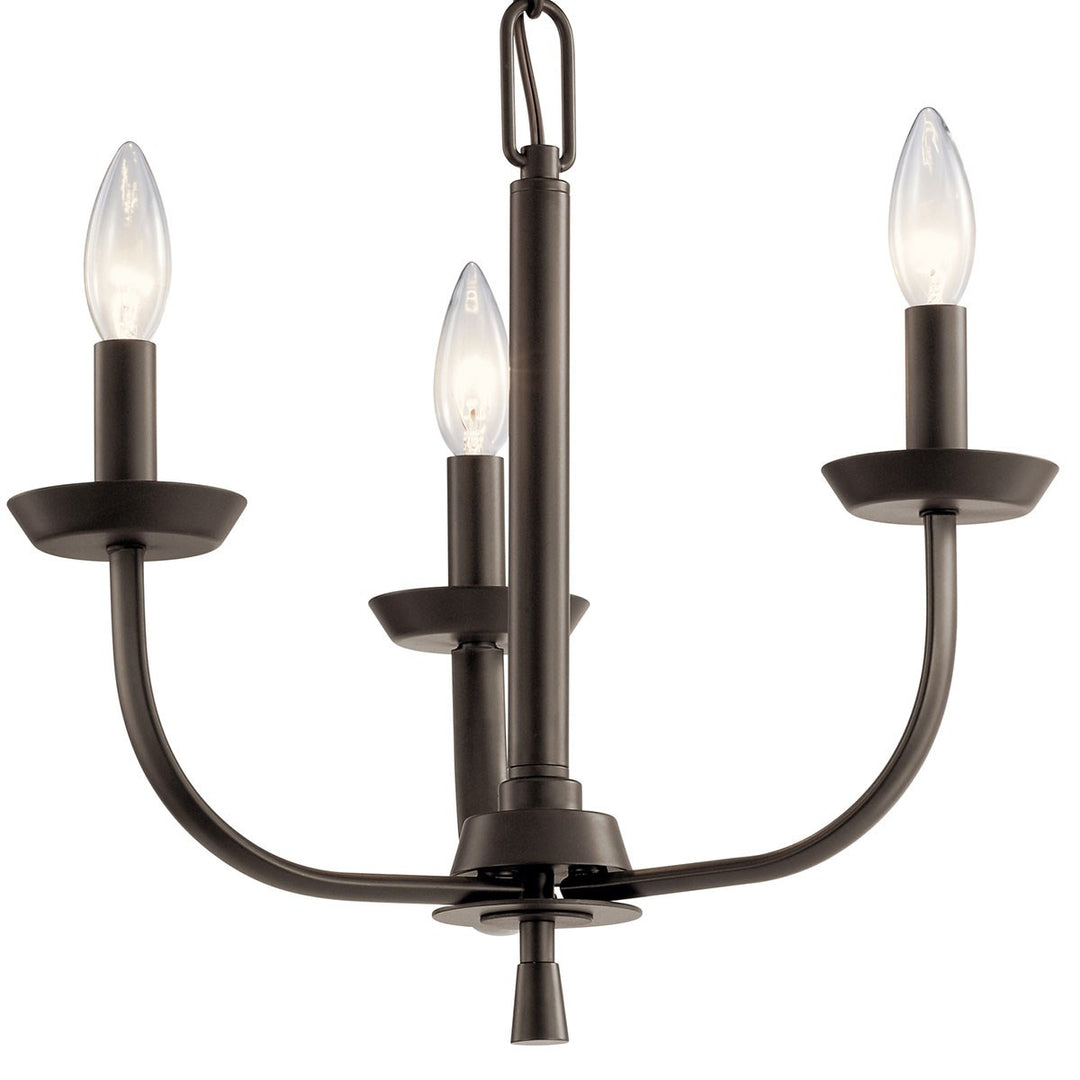 Kichler Three Light Mini Chandelier