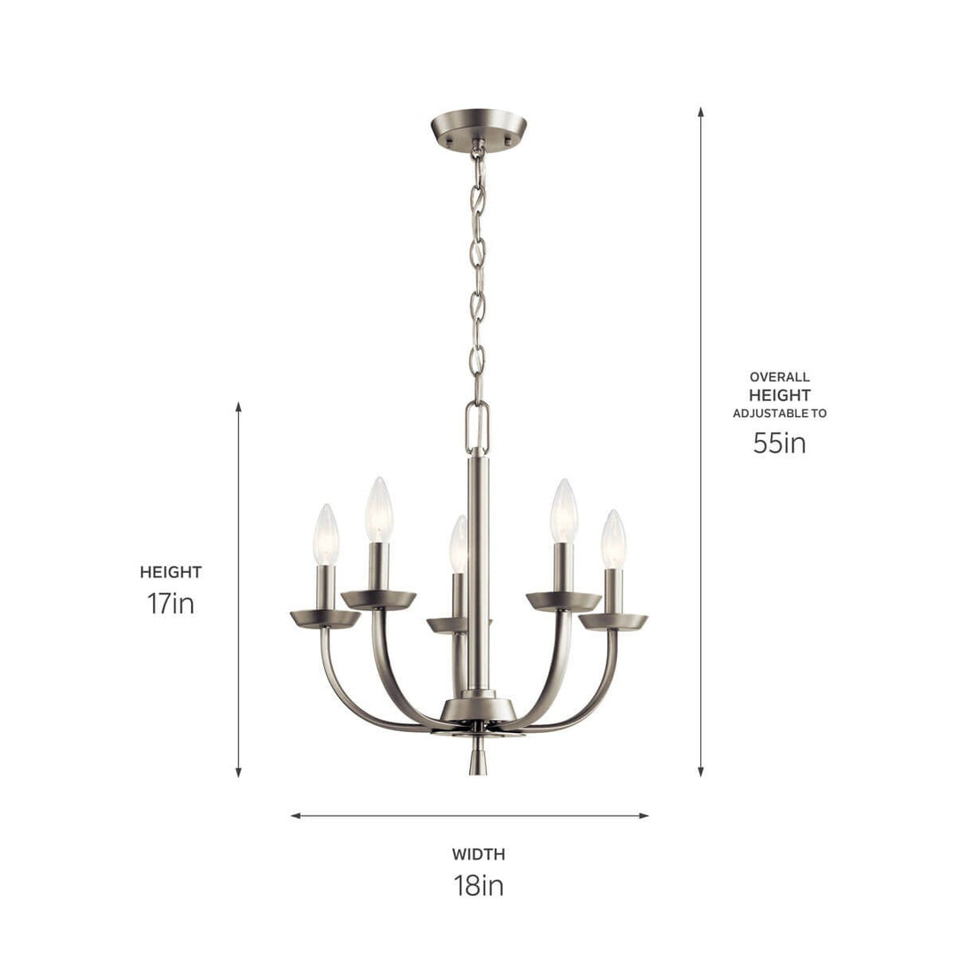 Kichler Five Light Chandelier