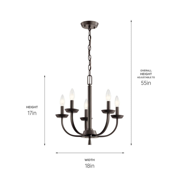 Kichler Five Light Chandelier